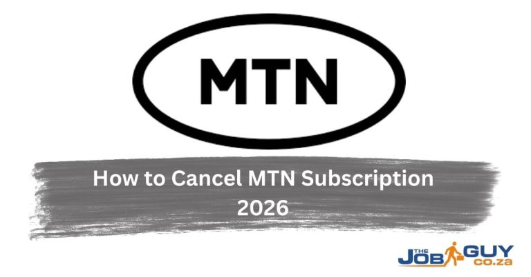 How to cancel MTN subscription in South Africa 2026