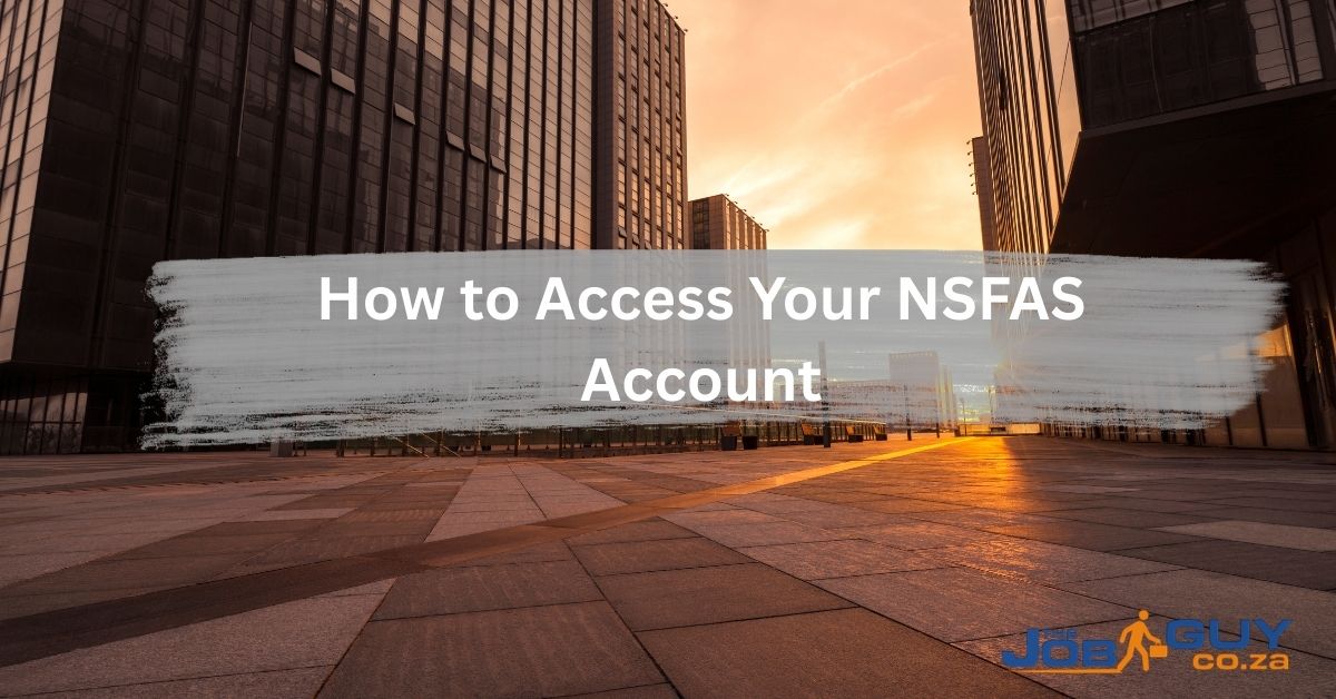 NSFAS logo displayed on official South African government website