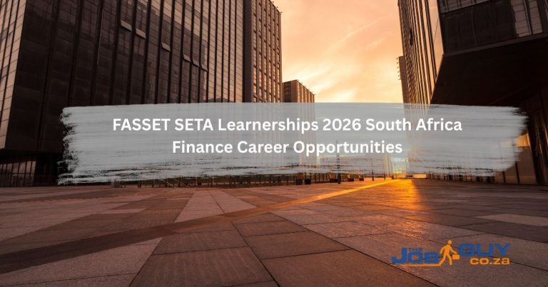FASSET SETA Learnerships 2026 South Africa finance training participants.